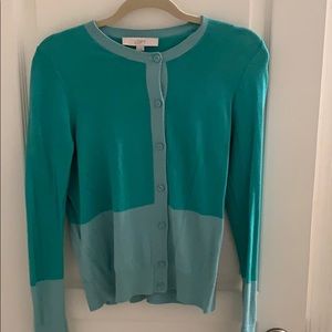 LOFT Color-block Cardigan